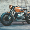 a classic motorbike